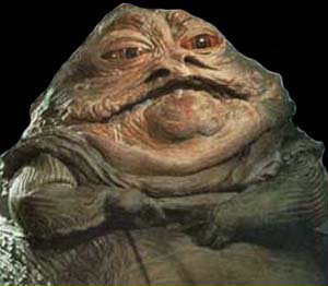 The real Jabba.  He IS real.  All of Star Wars is real!