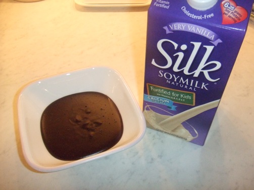 Soymilk pudding: Seems weird but isn't.  (They should hire me to write slogans.)