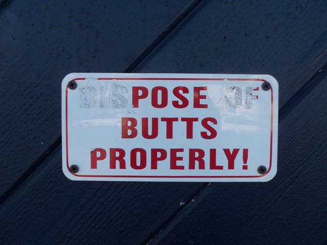 Hehe... It says 'butts'.