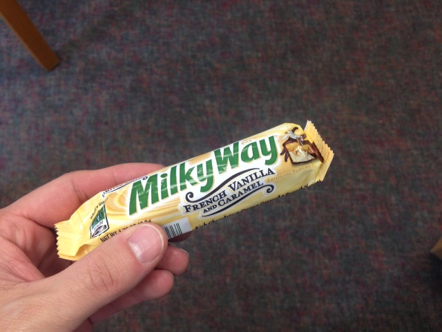 Are Milky Ways smaller than they used to be, or are my hands larger?