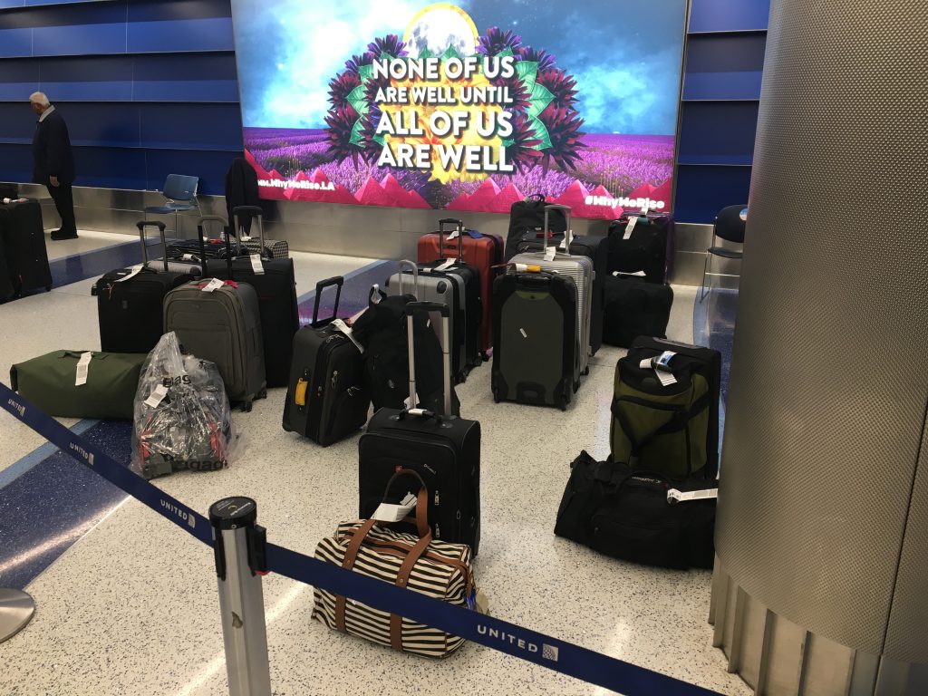 I guess a lot of people had their bags pulled out. 